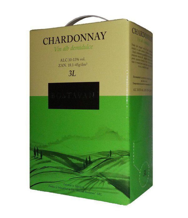 Вино Боставан Шардоне (Bostavan Chardonnay) 3л