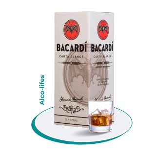 Ром Бакарди Карта Бланка (Bacardi Carta Blanca) 2л